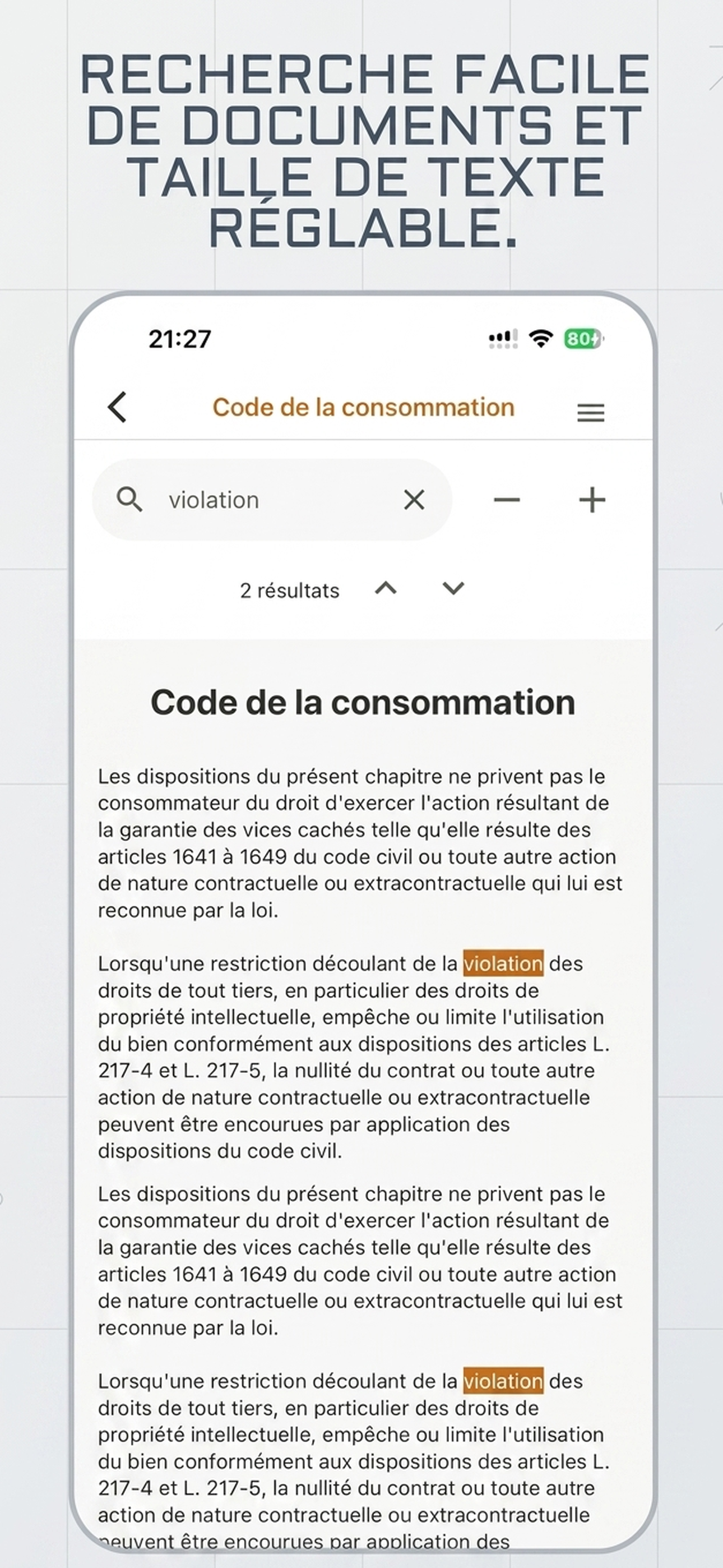 Avocat Screenshot 5